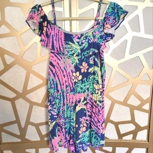 LILLY PULITZER Bright Floral Romper